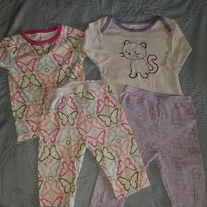 Girls bundle pajamas